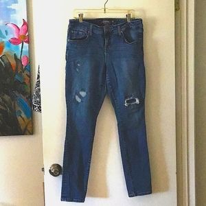 Torrid Premium Skinny Distressed Jeans Size 12
